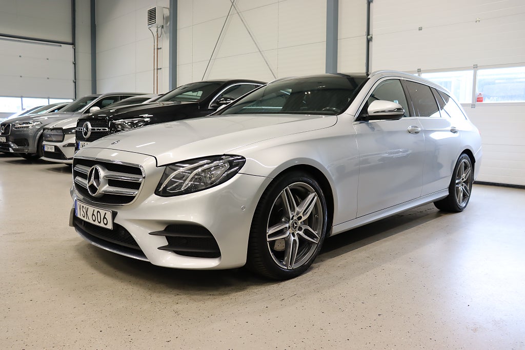 Mercedes-Benz E 220 T d 4MATIC 9G AMG Drag B-Kamera Pano M-Värm 194hk