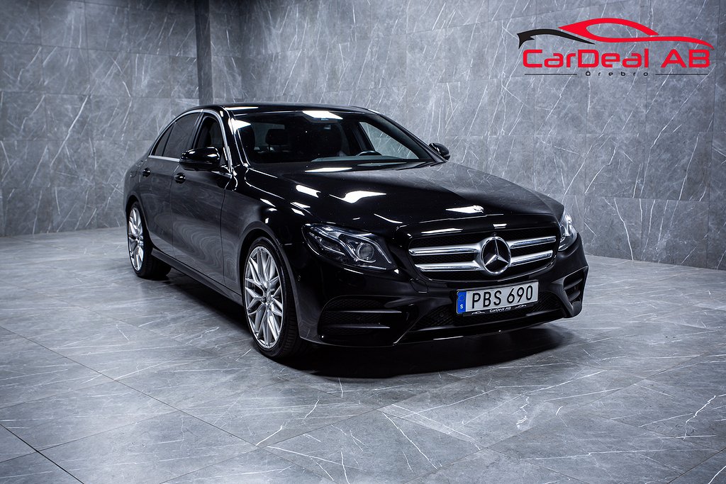 Mercedes-Benz E 220 d 4MATIC AMG Burmester Värmare 360° Drag