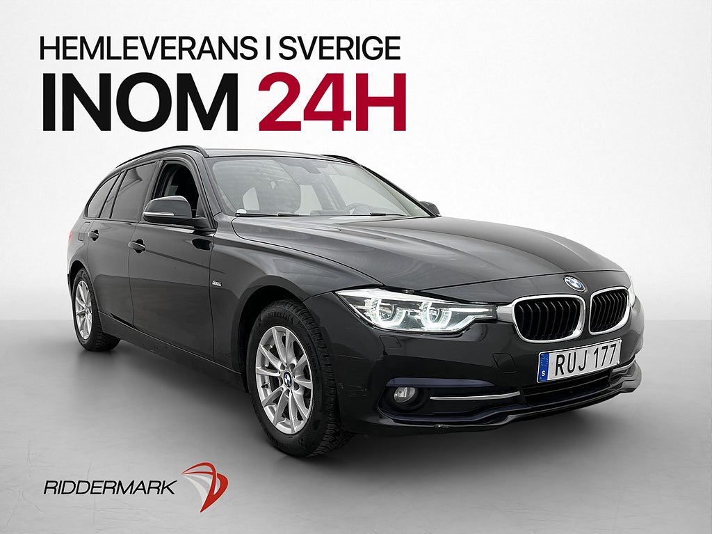 BMW 318 d xDrive Sport line Dragkrok Navi Sensorer 0,49L/mil
