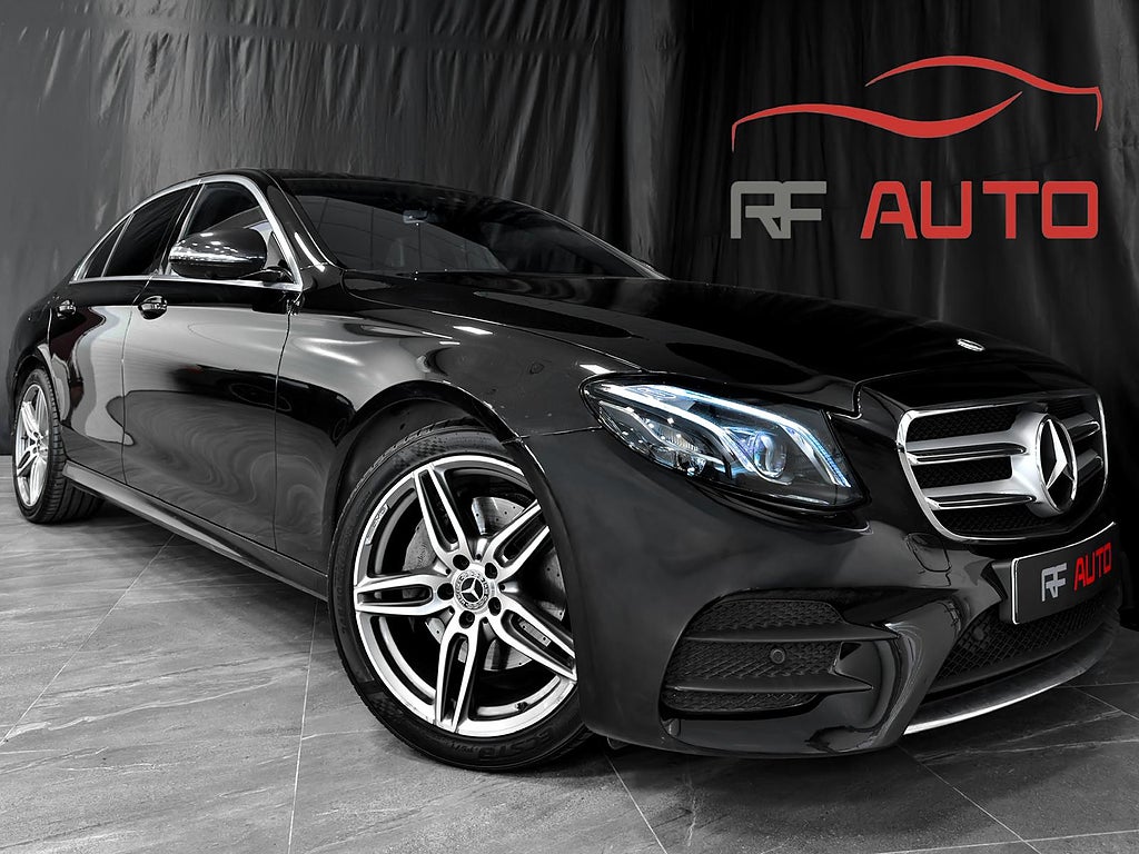 Mercedes-Benz E 220 d 4MATIC AMG Pano Burmester Värmare Navi