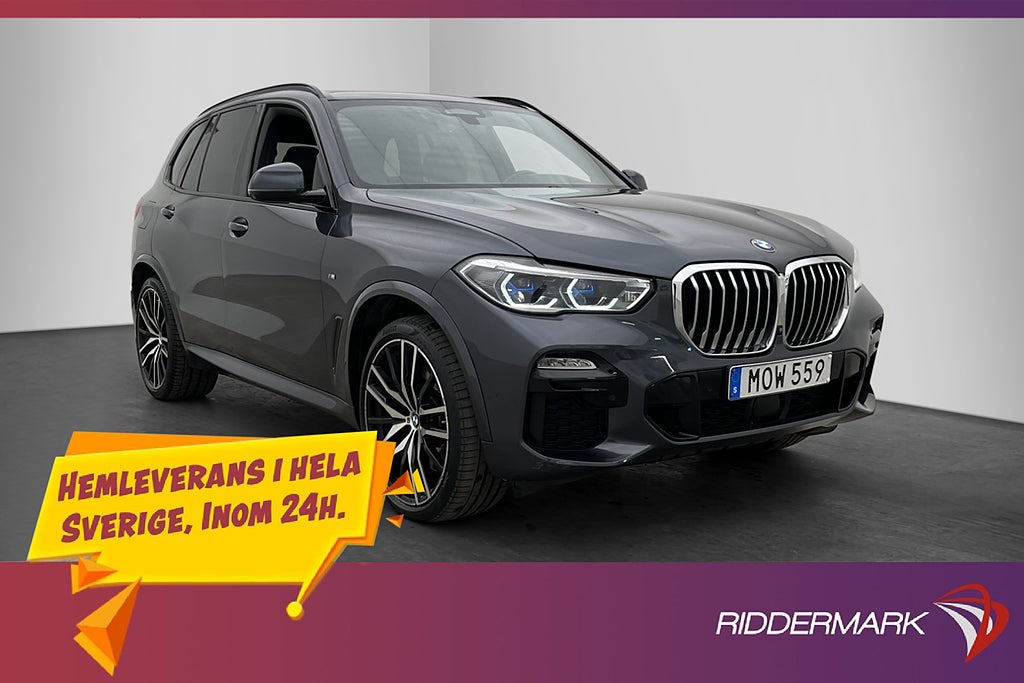 BMW X5 XDrive40i 340hk M Sport Pano Sky Laser HuD H/K Navi