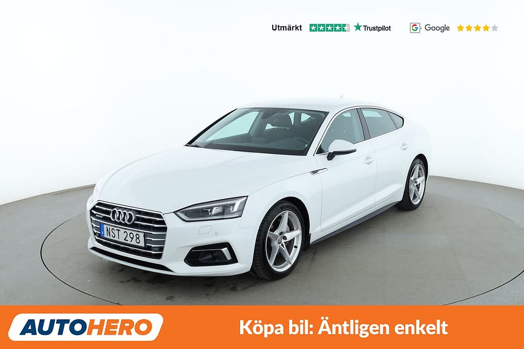 Audi A5 Sportback 2.0 TDI quattro / Värmare, Drag, CarPlay