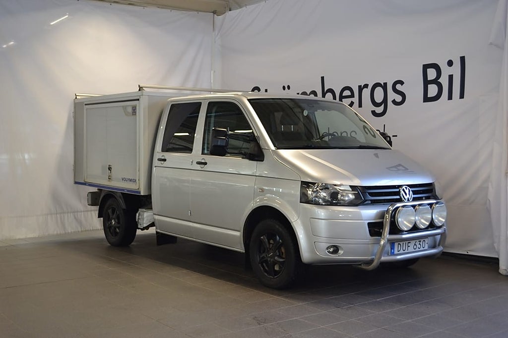 Volkswagen Transporter Chassi Dubbelhytt T5 2.0 TDI Pickup 4MOTION 140hk