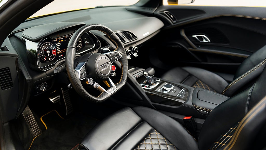 Audi R8 har en 5,2 liters V10-motor. Foto: Collecting Cars 