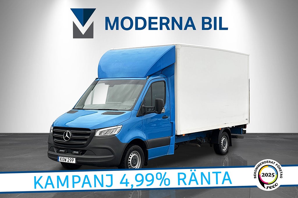 Mercedes-Benz Sprinter 317 CDI 170Hk RWD Chassi 9G-Tronic Moms Bakgavellyft 