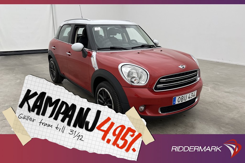 MINI Countryman 122hk Skinn Farthållare S 4,95% Ränta