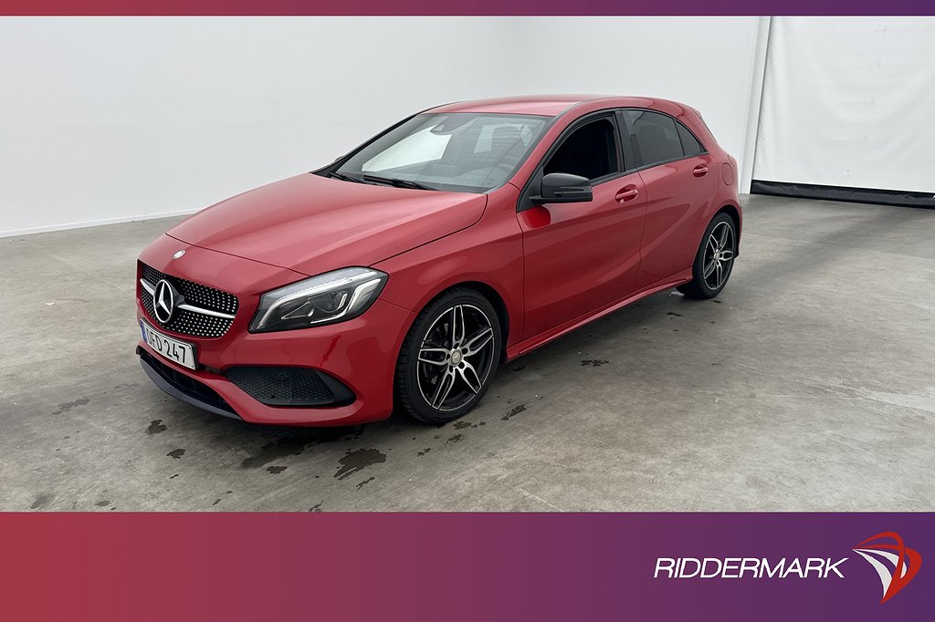 Mercedes-Benz A 180 AMG En-bruk Skinn/Alcantara Farthållare