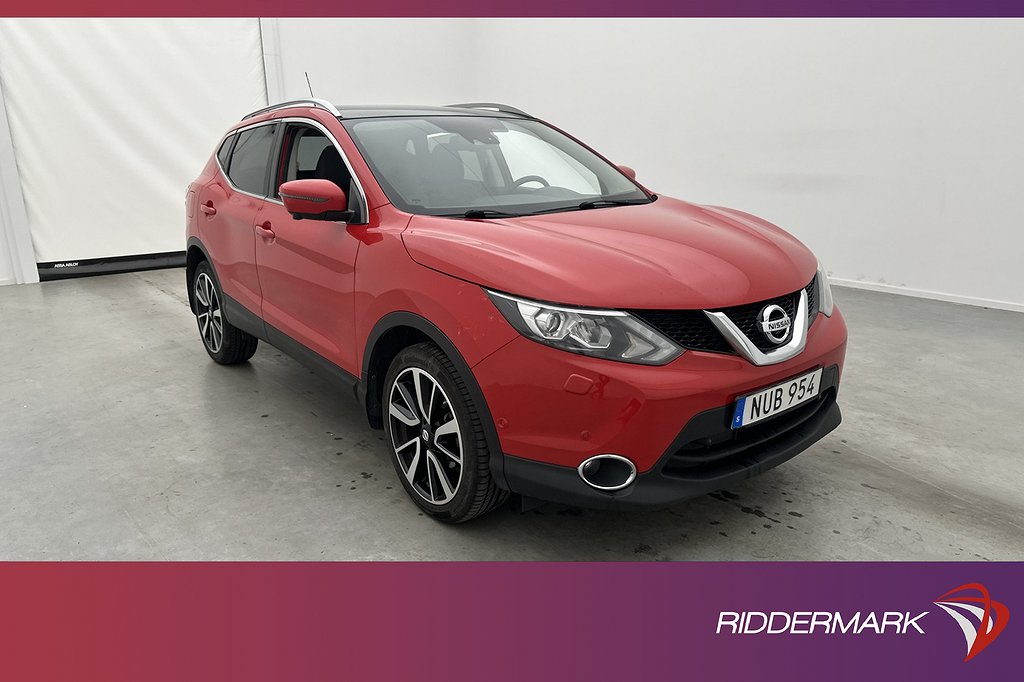 Nissan Qashqai 1.2 DIG-T 115hk Tekna Pano 360° Navi Keyless