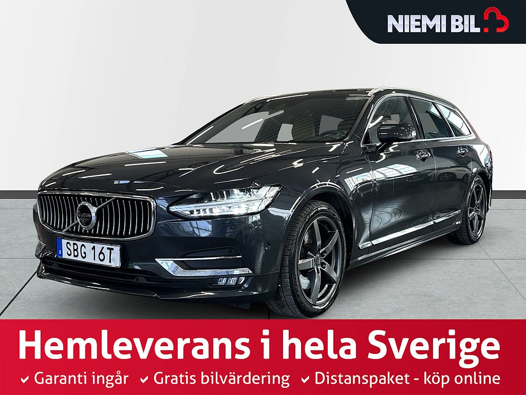Volvo V90 Polestar Opt D5 AWD Inscription S&V-hjul/360/Navi/Drag