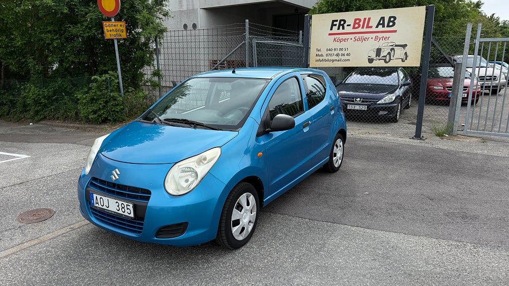 Suzuki Alto 1.0 DOHC 12V VVT Euro 5 låg mil, 2-ägare, Ny-Besiktigas
