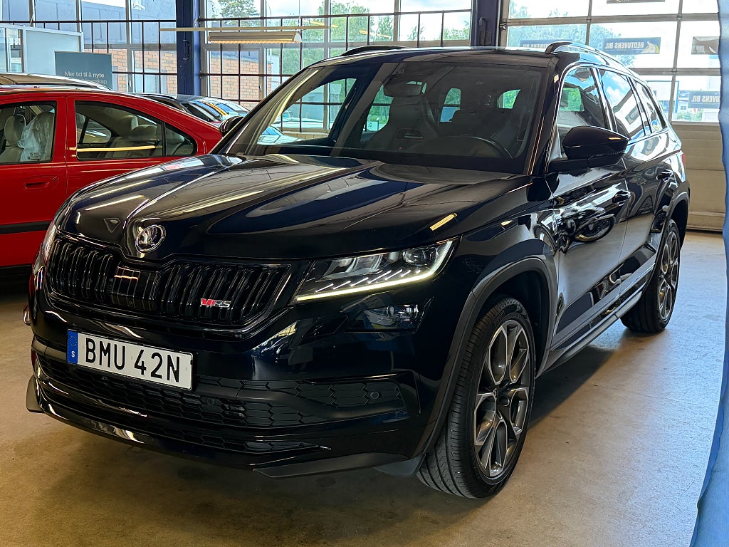 Skoda Kodiaq RS 7-Sits 2.0TDI 240Hk 4x4 *Välutrustad*Panorama*Värmar