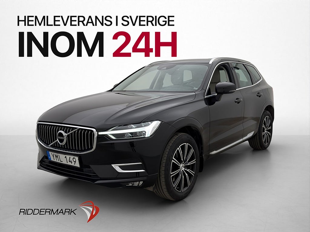Volvo XC60 T5 250hk Inscription Kamera Skinn CarPlay Navi