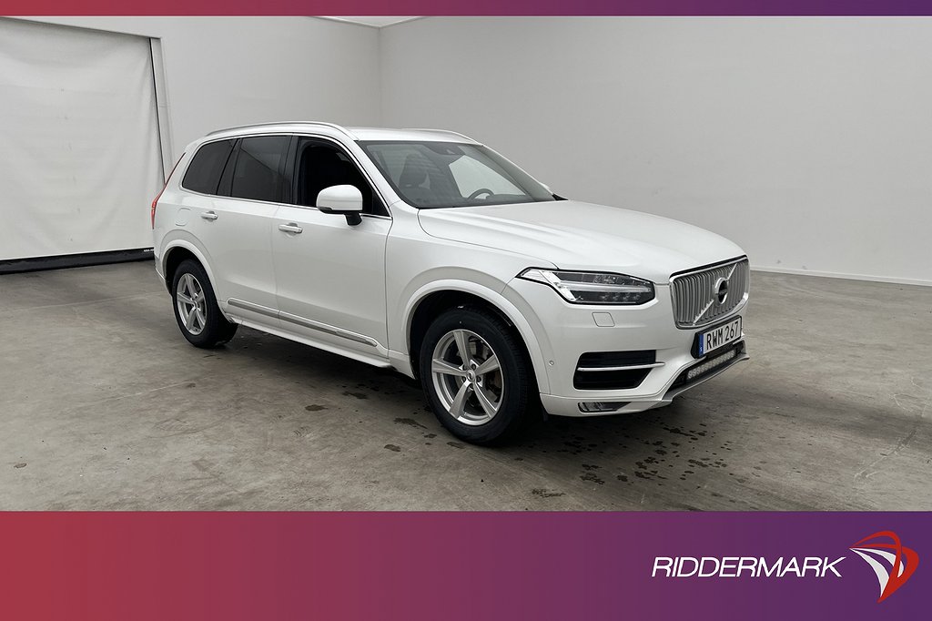 Volvo XC90 D5 AWD Inscription 7 sits B&W VOC HUD Kamera Drag