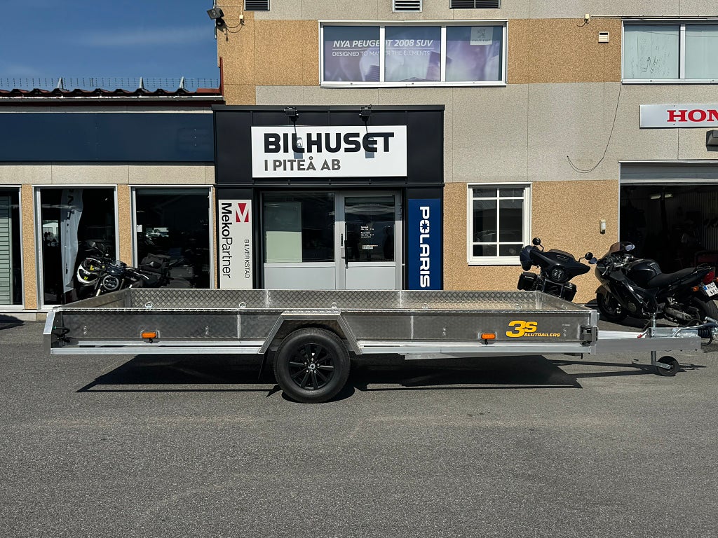 3S Entreprenadsläp E450 X 182 Totalvikt 1300Kg 