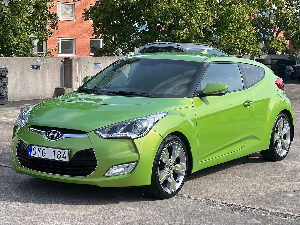 Hyundai Veloster 1.6 GDI 140hk Automat Keyless 3,95% Ränta 