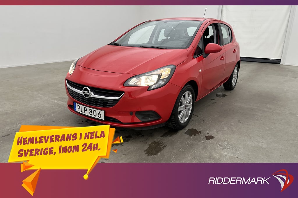 Opel Corsa 1.4 90hk Enjoy M-Värmare Rattvärme Farthållare