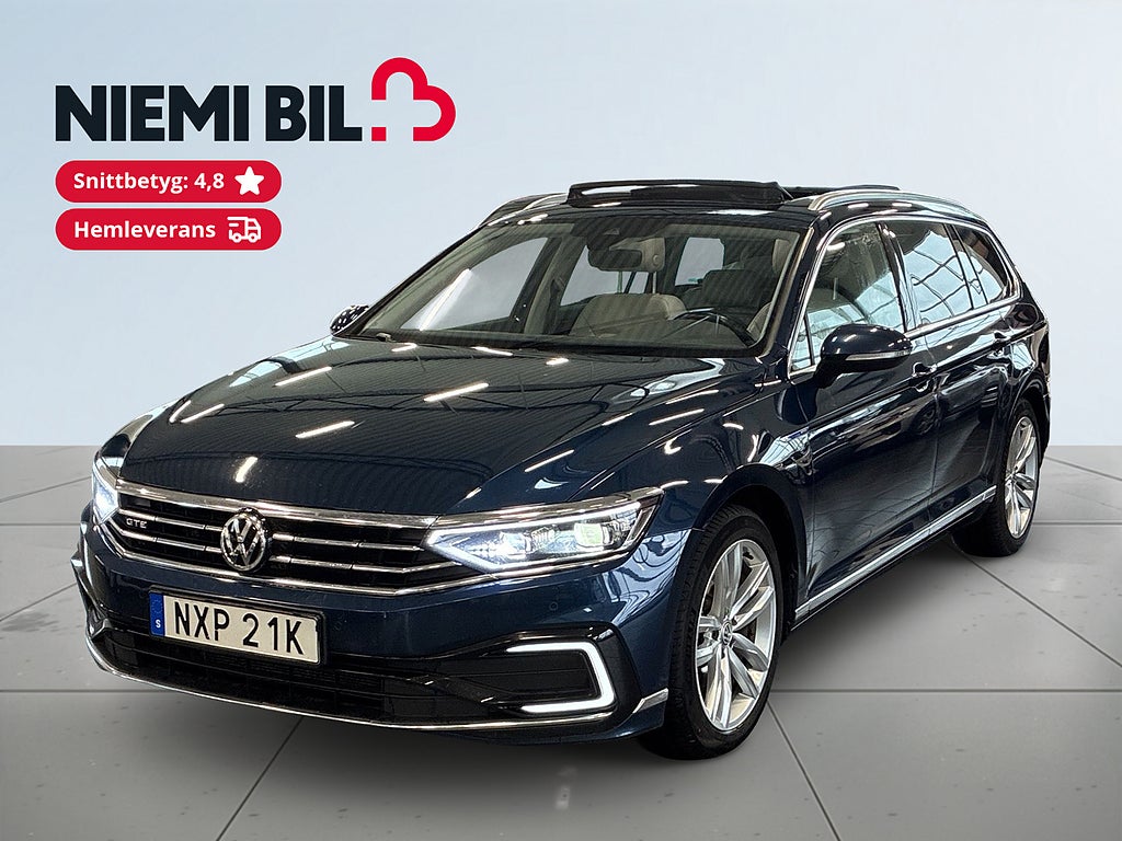 Volkswagen Passat GTE 1.4 TSI Executive/S&V/Drag/Skinn/Värm/Pano/Dynaudio