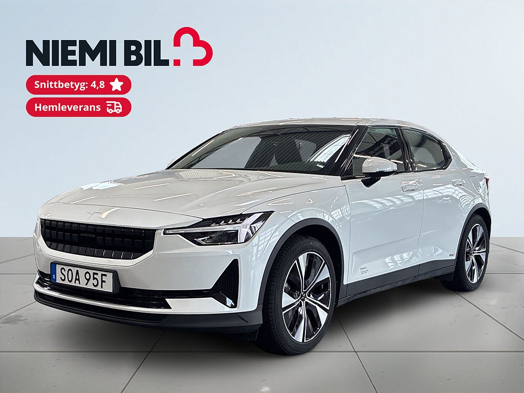 Polestar 2 Long Range S&V-hjul/Kamera/Carplay/A.d Fart/Elstol/MOMS