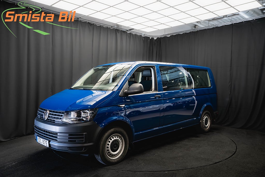 Volkswagen Caravelle T30 TDI LÅNG L2 9-sits D-VÄRMARE DRAG M-VÄRMARE 1-ÄGARE