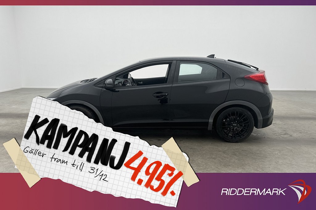 Honda Civic 1.8 i-VTEC 142hk Sport M-Värm Kamera 4,95% Ränta