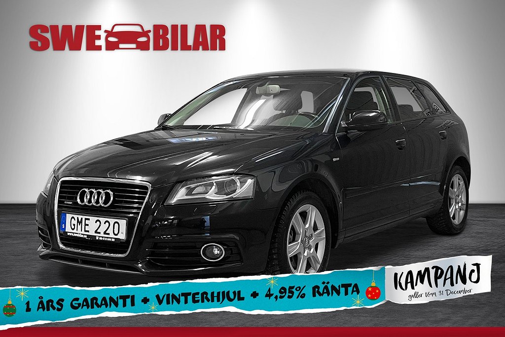 Audi A3 Sportback 2.0 TDI Quattro S-line Ränta 4.95% 