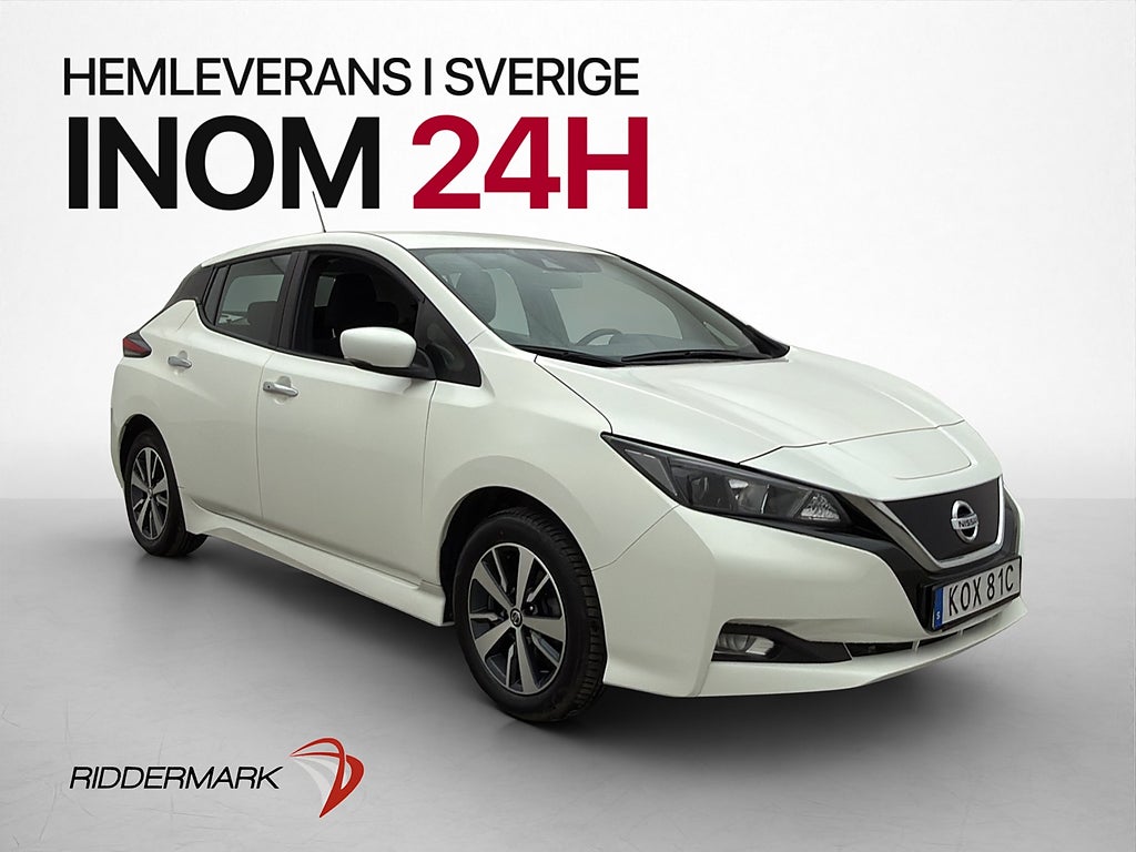Nissan Leaf 40 kWh 150hk Kamera Keyless Rattvärme Låg skatt
