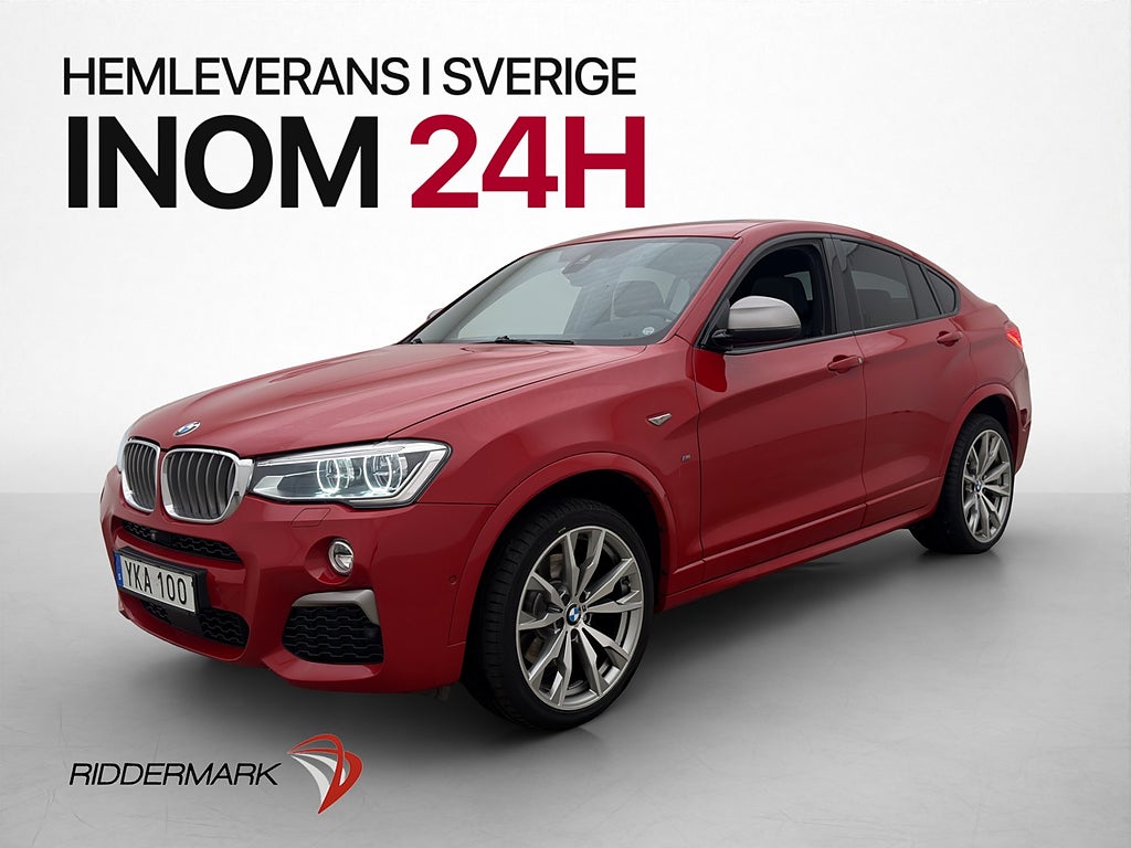 BMW X4 M40i 360hk AWD M Sport Taklucka H/K Kamera Navi Drag