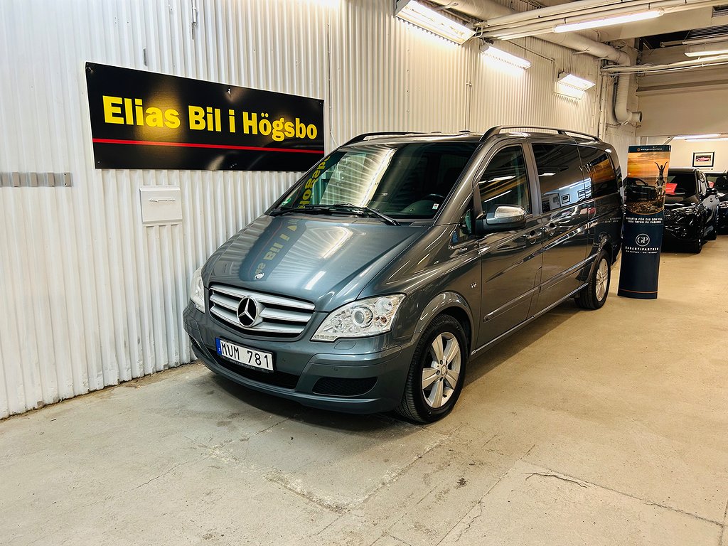 Mercedes-Benz Viano CDI 3.0 7-sits Skinn 224hk Lång 1-Ägare 