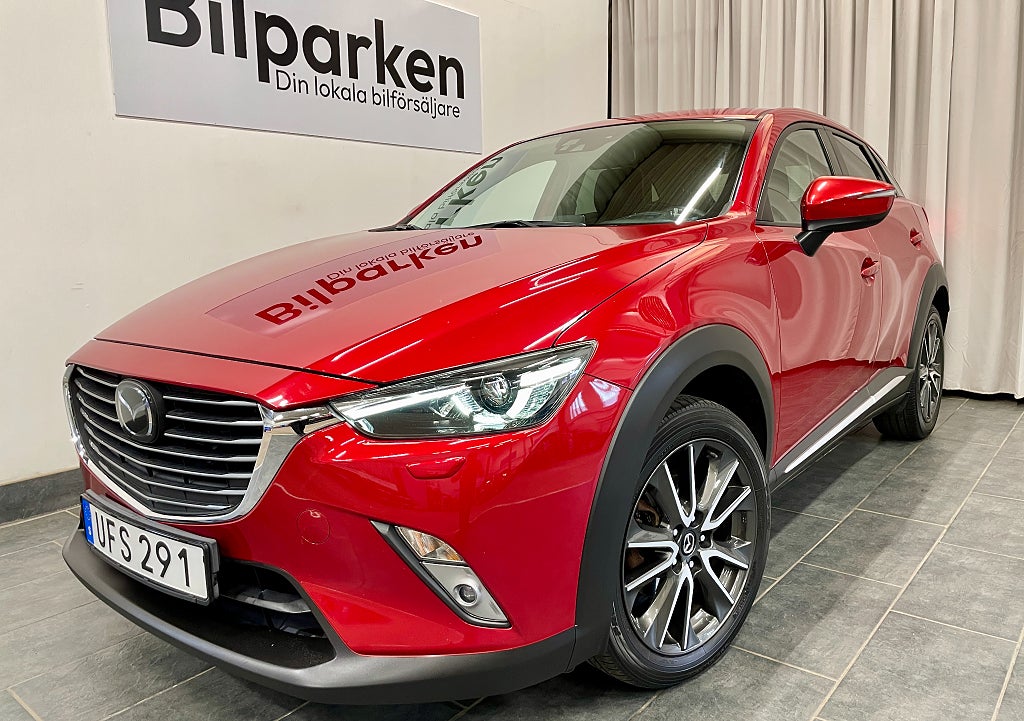 Mazda CX-3 2.0 SKYACTIV-G AWD Euro 6 150hk /GPS/ HUD/ BLIS/ BOSE