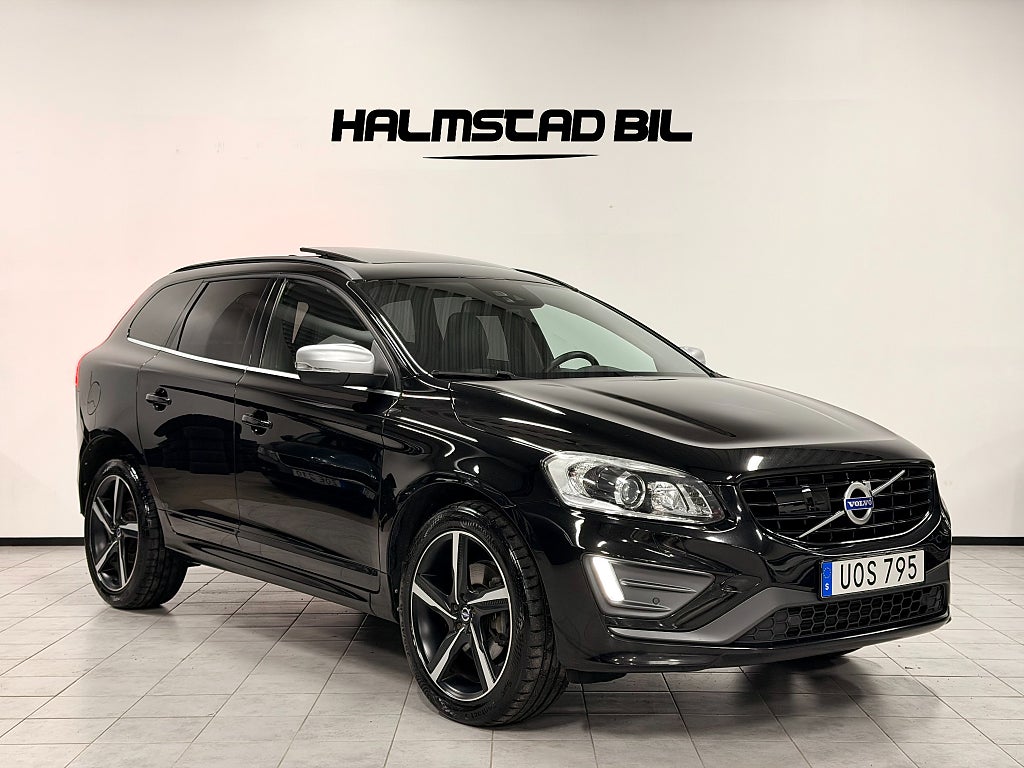 Volvo XC60 D5 AWD Geartronic R-Design 220hk 1 ÄGARE KAMREMBYTT 