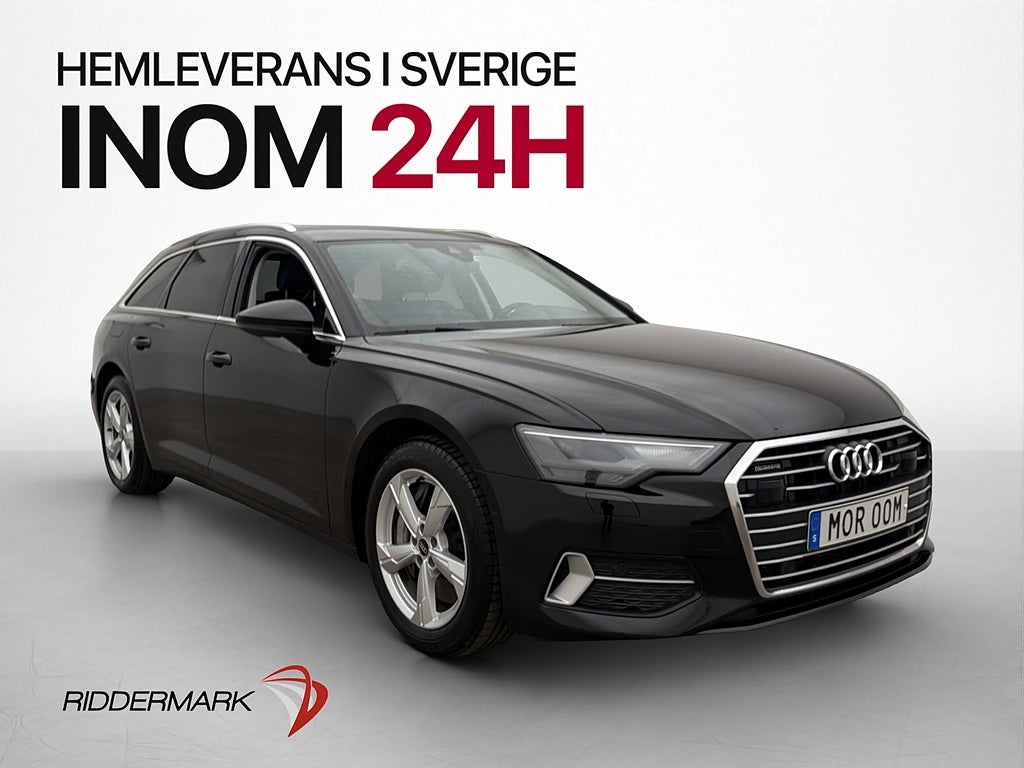 Audi A6 Avant 50 TFSI e Quattro 299hk MOMS B&O Cockpit Drag