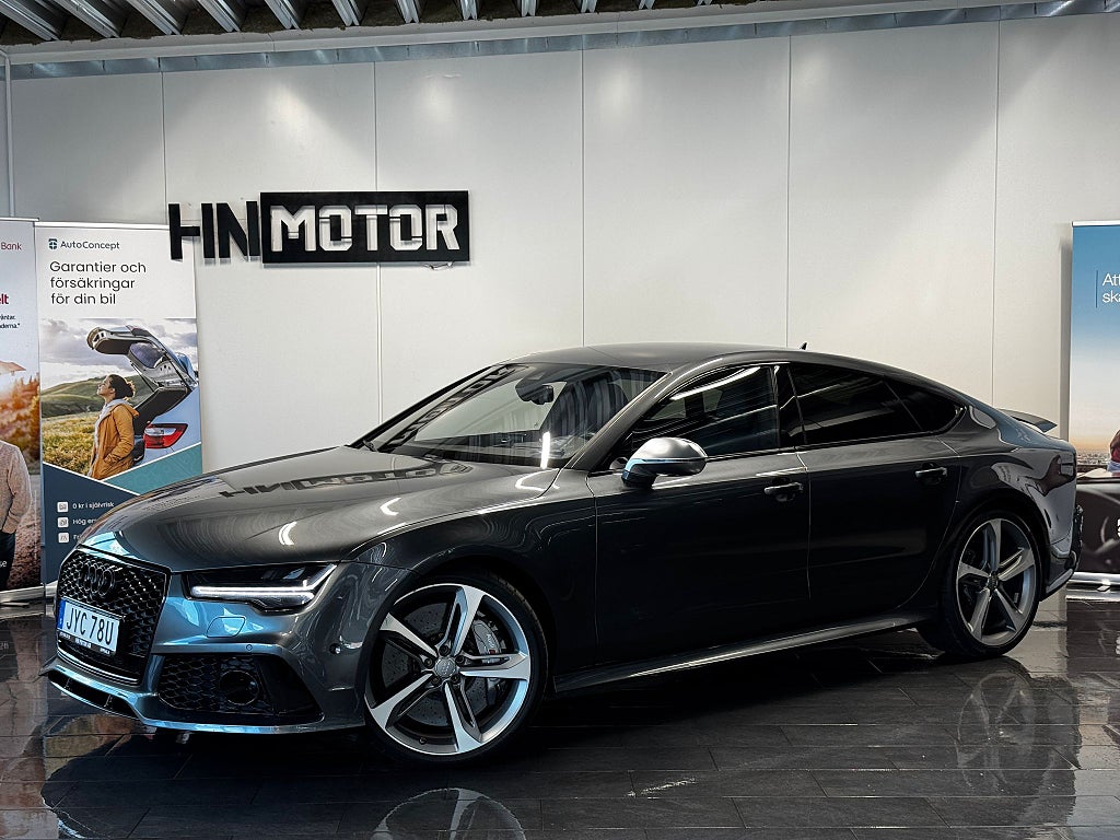 Audi RS7 SB Quattro 560Hk|Matrix|HuD|BLIS|BOSE|BKam|Milltek