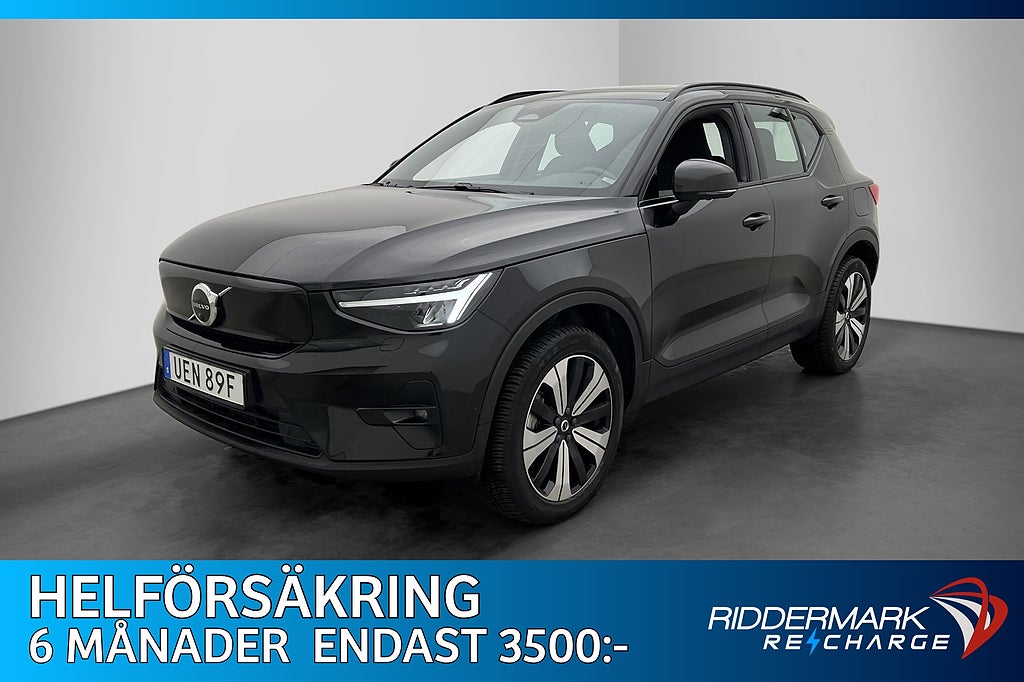 Volvo XC40 Recharge Twin motor Ultimate Pano Värm 360° MOMS