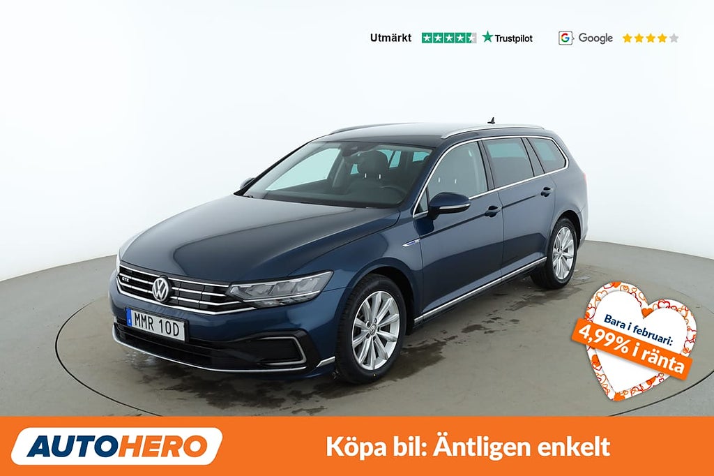 Volkswagen Passat Sportscombi GTE / CarPlay, Backkamera, Dragkrok