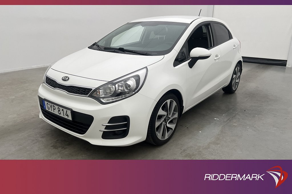 Kia Rio 1.2 CVVT 84hk Advance Kamera Rattvärme Farthållare