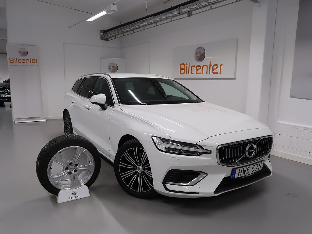 Volvo V60 Recharge T6 AWD V-Däck ingår Drag-Kamera-Navi-Värmare-V