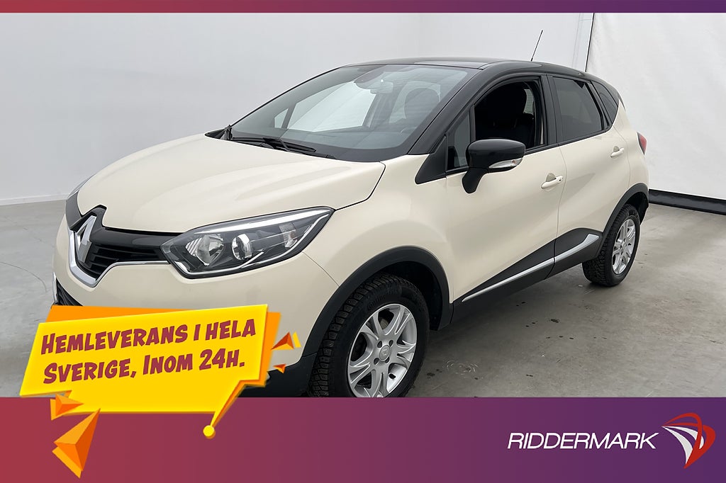 Renault Captur 0.9 TCe Dynamique Navi Sensorer Låg-Årsskatt