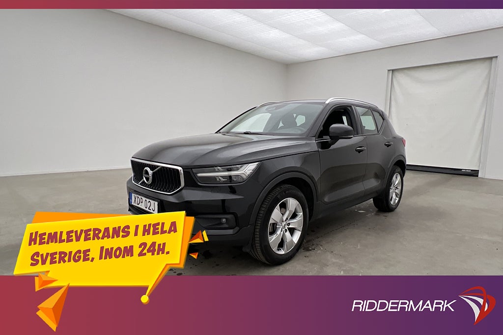 Volvo XC40 D3 Momentum VOC Värmare CarPlay Rattvärme Navi