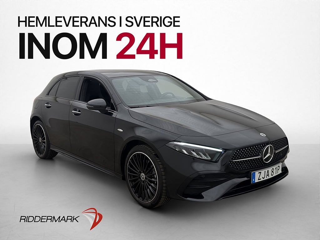 Mercedes-Benz A 250 e AMG Pano Wide Kamera Navi Rattvärme