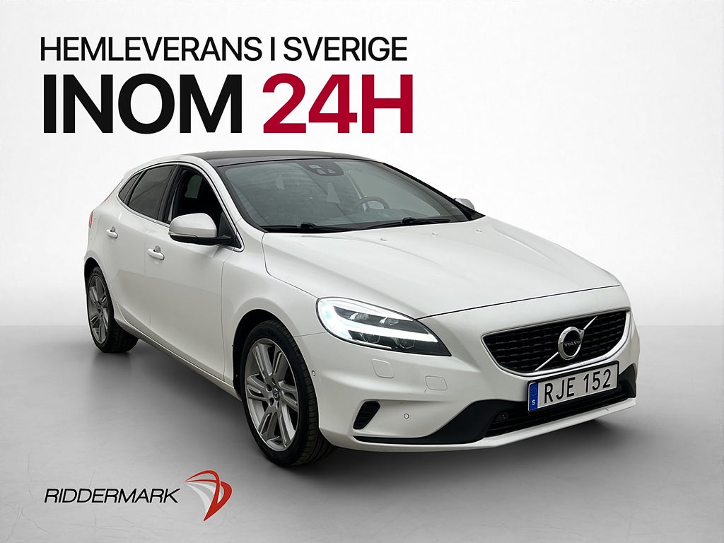Volvo V40 R-Design D3 150hk Värmare VOC Pano Kamera Läder