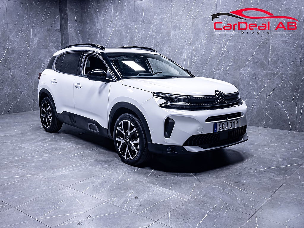Citroën C5 Aircross 1.2 PureTech 130 EAT Pano CarPlay MOMS *VÄLUTRUSTAD*