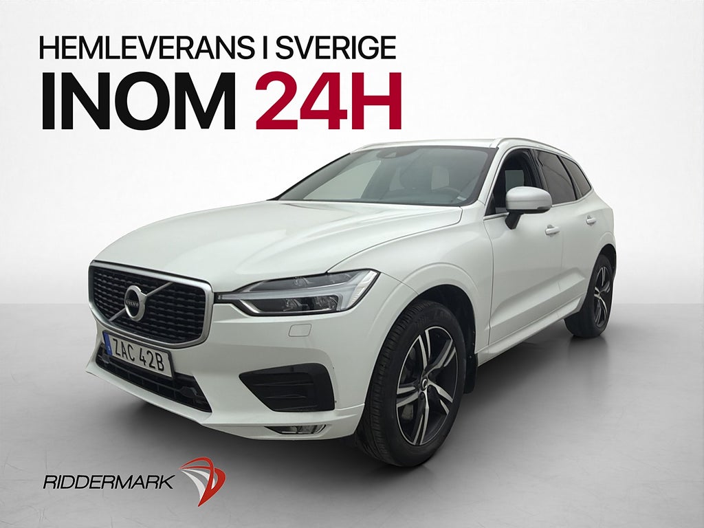 Volvo XC60 D4 AWD R-Design Drag Värm HUD VOC Kamera CarPlay