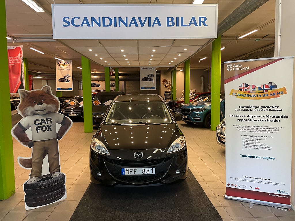 Mazda 5 2.0 MZR Automat 10900 7 Sits Välvårdad 144hk