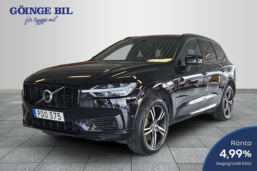 Volvo XC60 Recharge T6 R-Design T/ Dragkrok/ Skinn/ 360/ Pano/ HUD/ ...