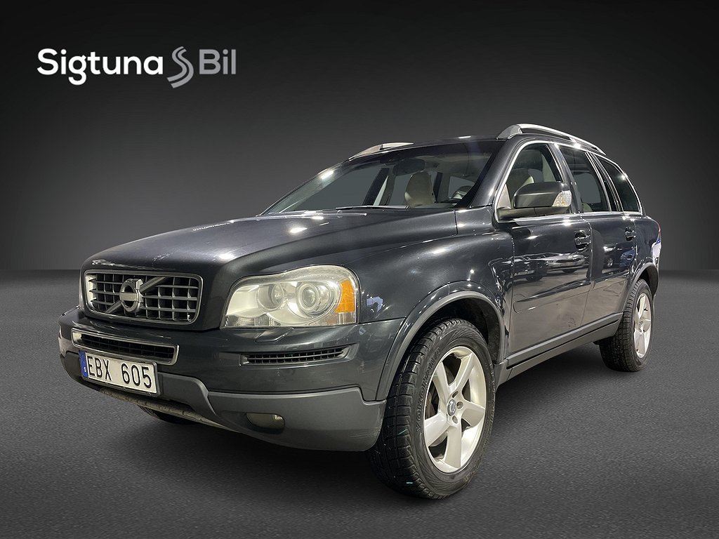 Volvo XC90 D3 Drag Skinn 7sits Pvärm Krem bytt 2WD 2 brukare