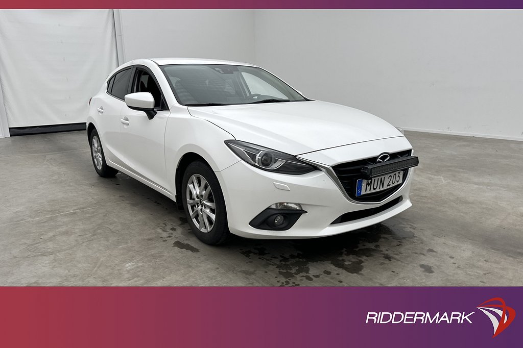 Mazda 3 Sport 2.0 SKYACTIV-G 120hk Core Navi Sensorer BT