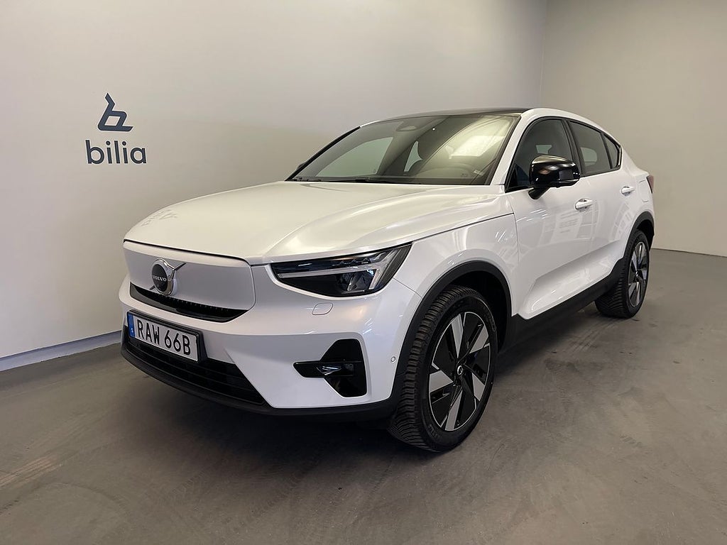 Volvo C40 Recharge Twin motor Ultimate / Dragkrok / Panoramaglastak / Navi