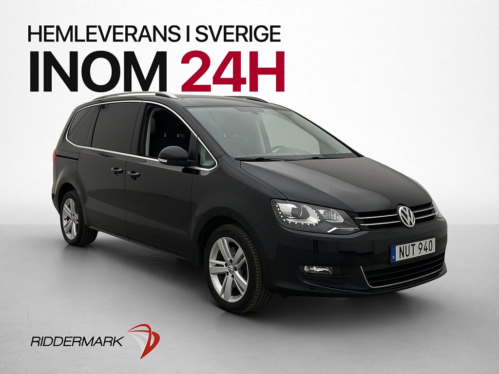 Volkswagen Sharan 2.0 TDI 150hk 4M Värm 7-Sits Drag Kamera