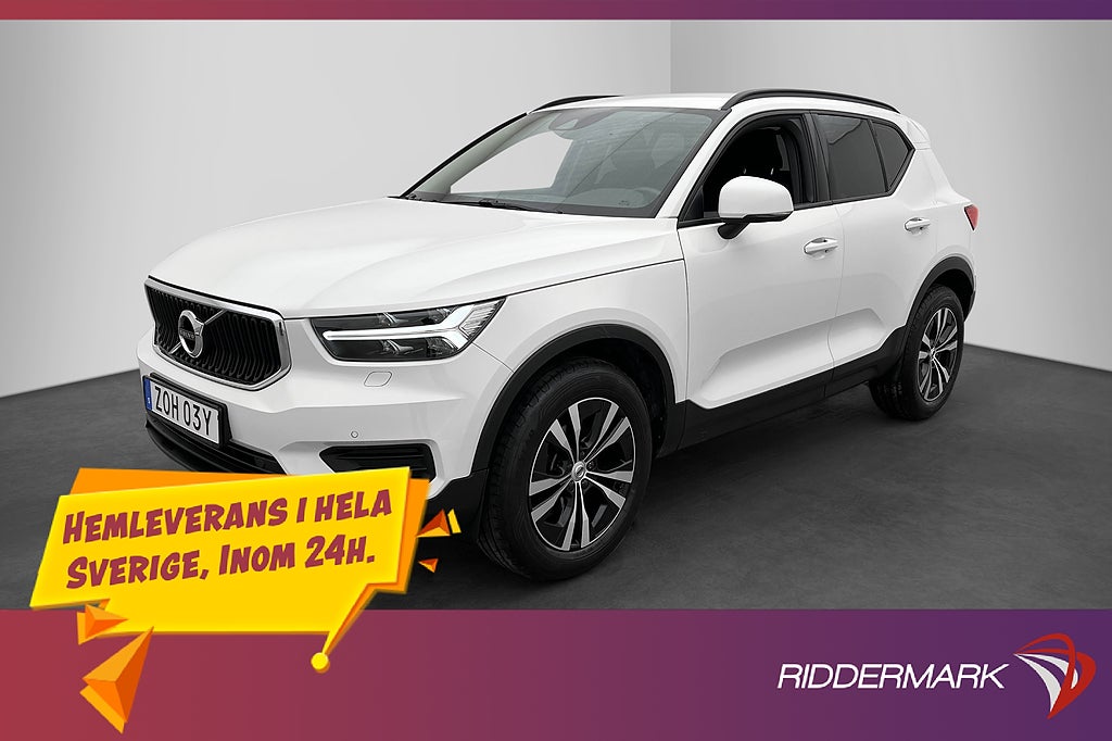 Volvo XC40 T2 129hk Momentum VoC P-Värmare Kamera Sensorer