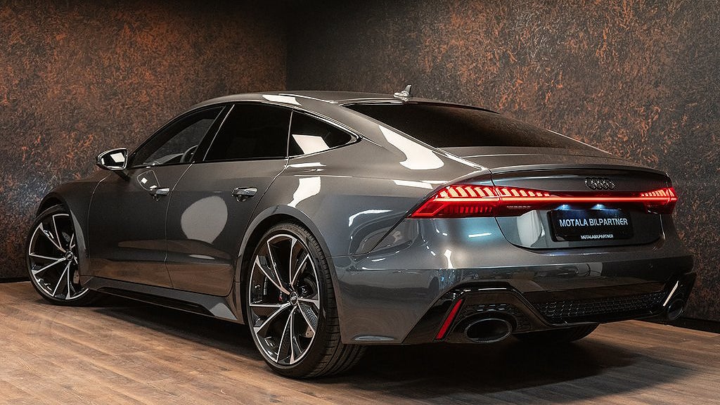 Audi RS7 har 600 hästkrafter.